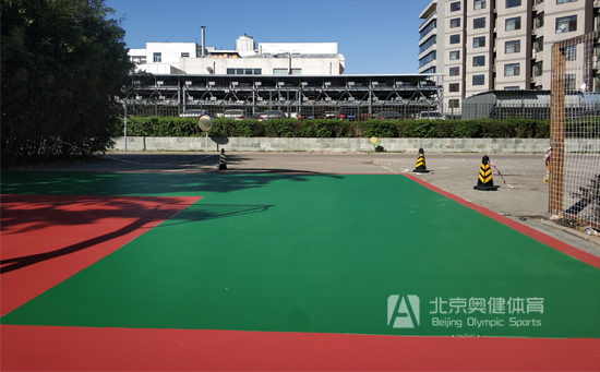 塑膠籃球場建造