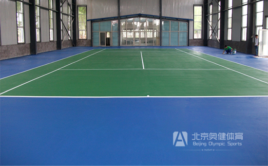 標(biāo)準(zhǔn)塑膠網(wǎng)球場