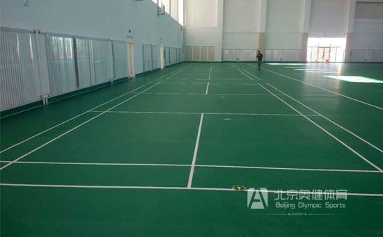 室內(nèi)荔枝紋pvc運動地膠羽毛球場