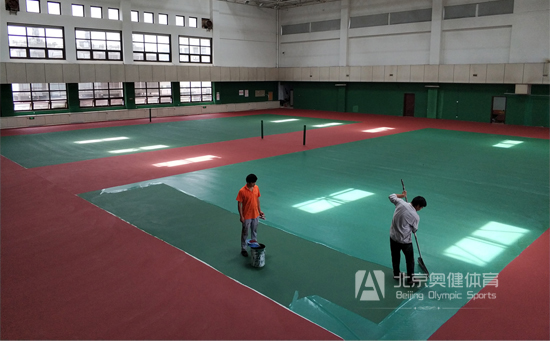 丙烯酸網(wǎng)球場施工圖