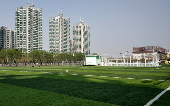 校園草坪足球場(chǎng)施工建設(shè)