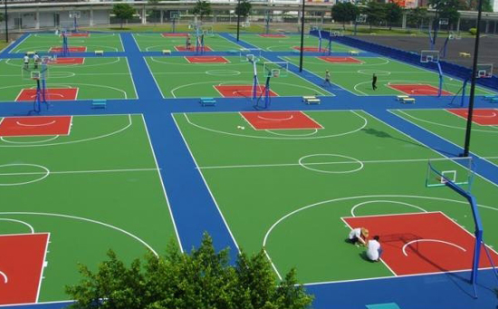 多片籃球場丙烯酸地面價格核算標準