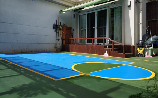 半場籃球場丙烯酸地面價格核算標準
