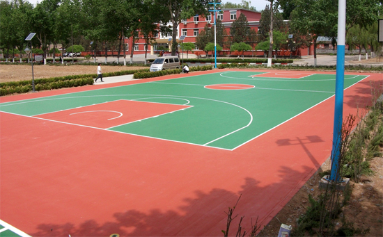 戶外丙烯酸籃球場