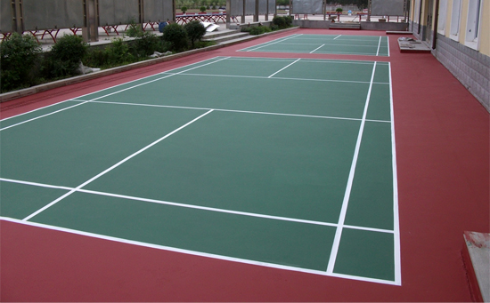 硬地丙烯酸羽毛球場(chǎng)地