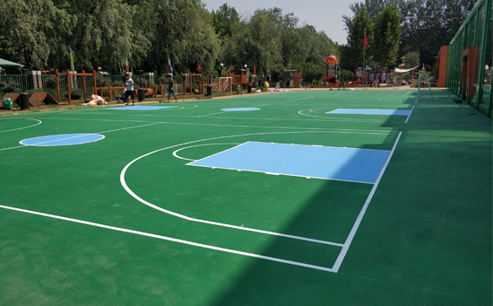 幼兒園迷你硅pu籃球場圖片