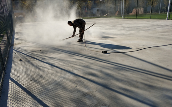 籃球場水泥基礎(chǔ)基礎(chǔ)結(jié)構(gòu)