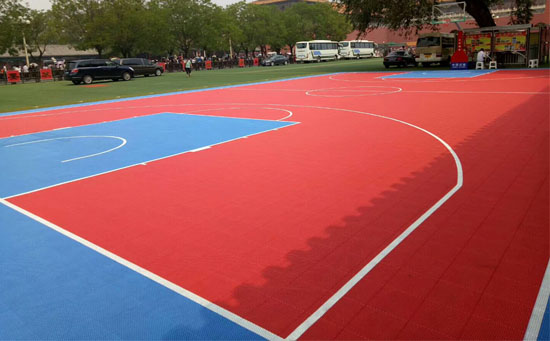 標準懸浮地板籃球場地圖片