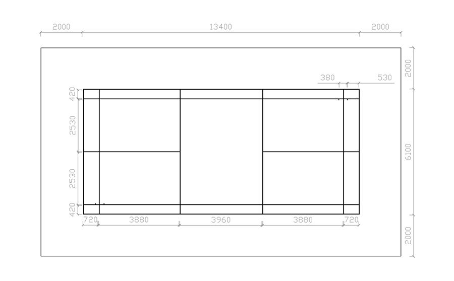 羽毛球場建造標(biāo)準(zhǔn)尺寸