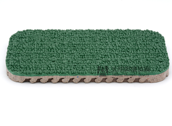 學(xué)校操場塑膠跑道-預(yù)制型跑道樣塊