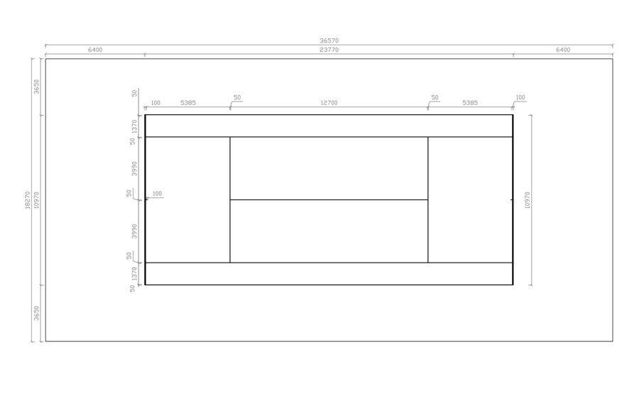 網(wǎng)球場標(biāo)準(zhǔn)尺寸圖片