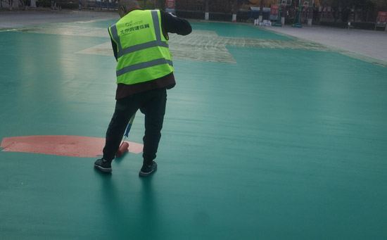 硅pu籃球場面層脫落是什么原因，補救措施有哪些